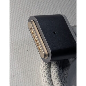 LISEN USB-C to Magnetic Charging Cable Braided White for MacBook Air Pro